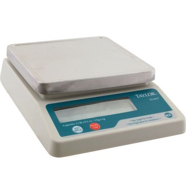 Taylor Precision Te10ft Digital Portion Control Scale, 10 Lb Capacity