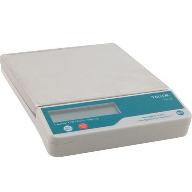 Taylor Precision Te11ft Stainless Steel Digital Portion Control Scale, 11 Lb Capacity