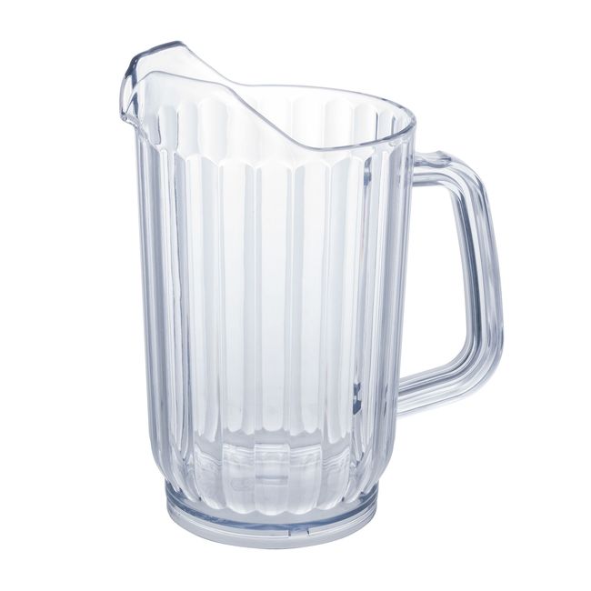 Winco Wps-32 Break-resistant San Plastic Pitcher, 32 Oz Capacity -- 4 Per Case