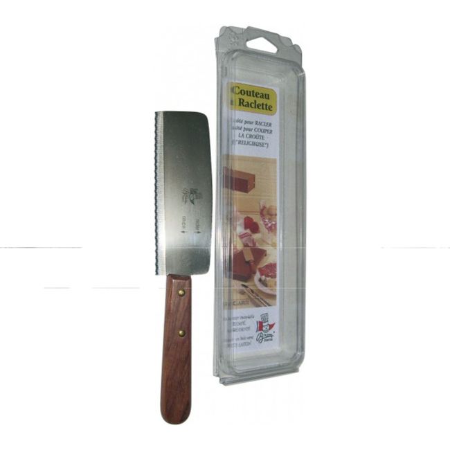 Louis Tellier Alpage Basalt Raclette With Knife, 15.5 In Length X 8.5 In Width X 12 In Height