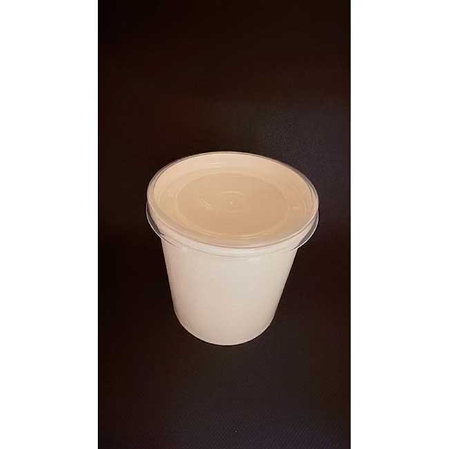 Verde Pack White Soup Cup With Lid, 16 Oz Capacity -- 250 Per Case