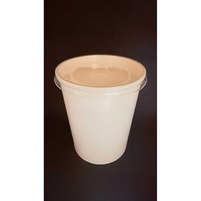 Verde Pack White Soup Cup With Lid, 32 Oz Capacity -- 250 Per Case