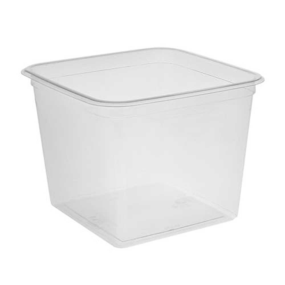 Earthchoice Rpet 6 In Square Container, 60 Oz -- 180 Per Case