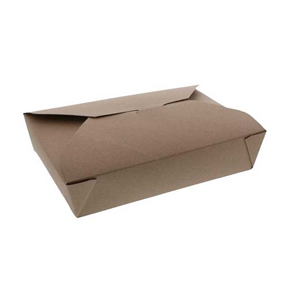 Earthchoice The Onebox Natural Number 2 Rectangular 100 Percent Recycled Content Paper Container, 6.25 X 8.5 In -- 200 Per Case