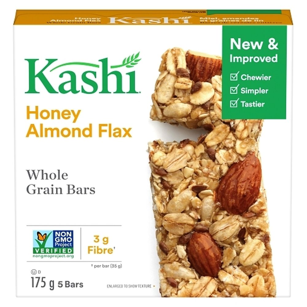 Kashi Honey Almond Flax Whole Grain Bar, 175 G -- 8 Per Case