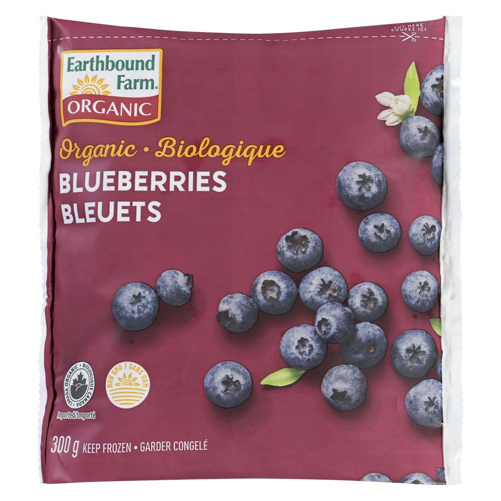 Earthbound Farm Organic Blueberries, 300 G -- 12 Per Case