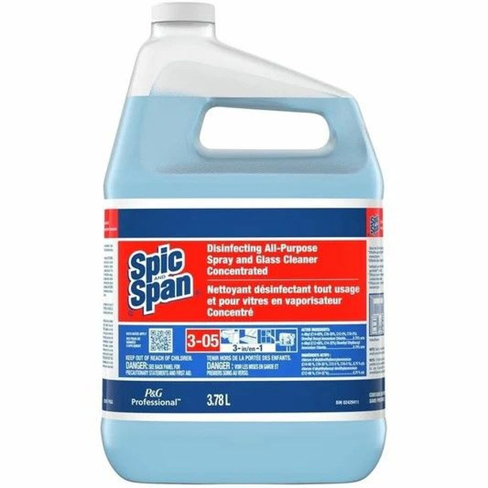 Spic And Span Concentrated Disinfecting All-purpose Spray And Glass Cleaner, 3.78 L -- 2 Per Case