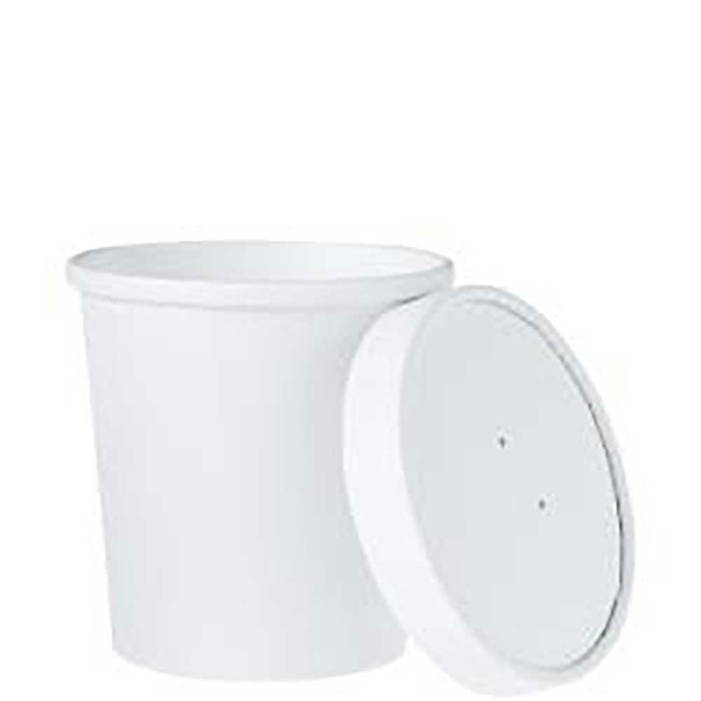 Solo Flexstyle Double Sided Poly Paper Food Container With Lid, 16 Oz Capacity -- 250 Per Case