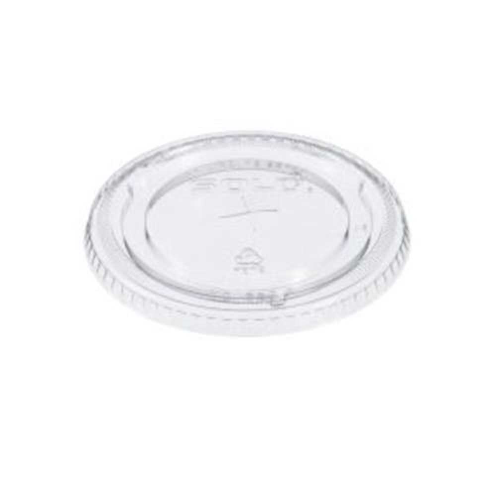 Dart Solo Clear 12-24 Oz Pet Plastic Straw-slotted Lid -- 1000 Per Case