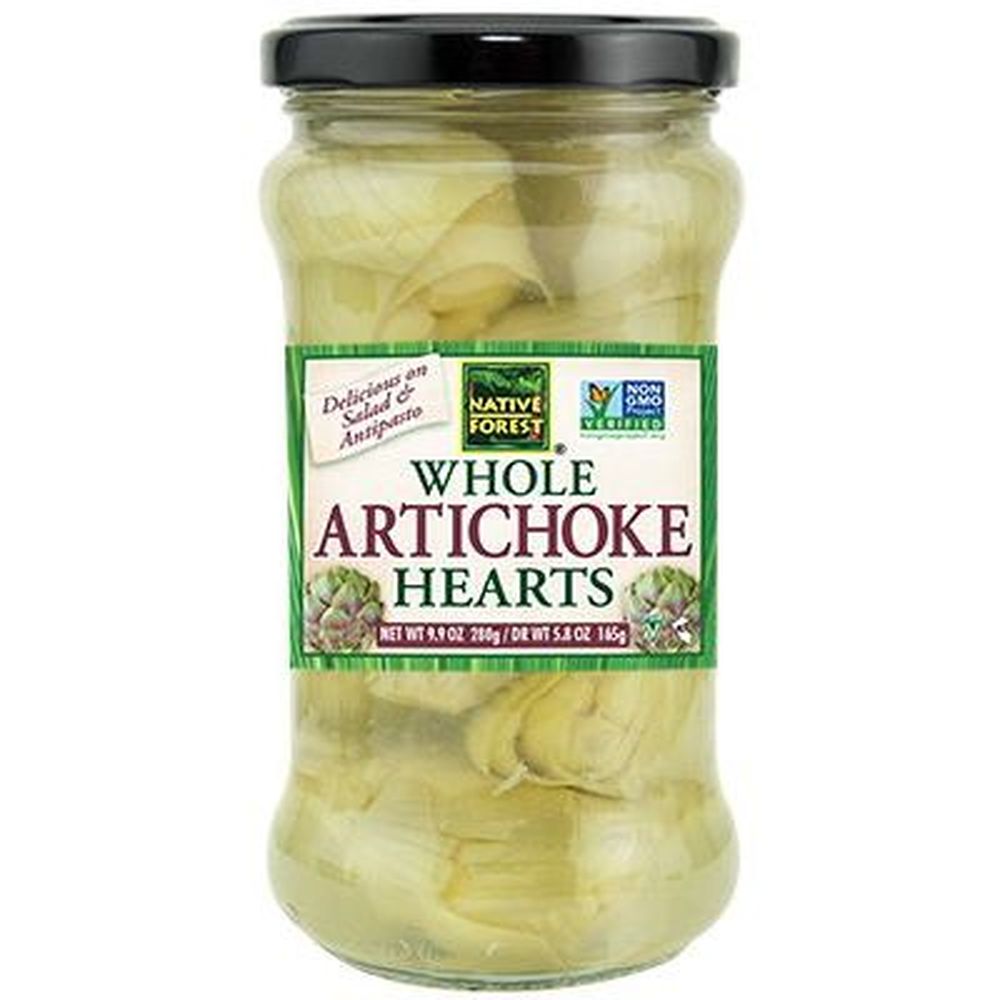 Native Forest Cœurs D'artichauts Entiers, 280 Ml – 6 Par Caisse