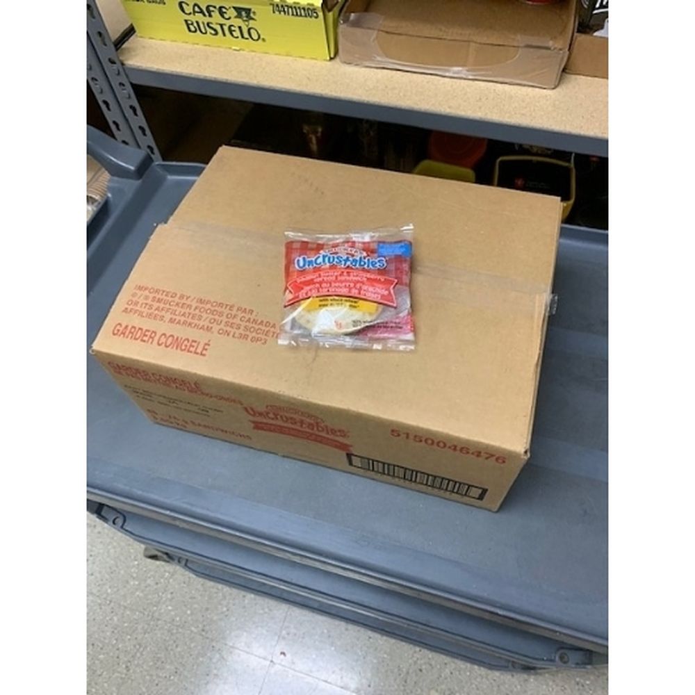 Uncrustables Sandwich Au Beurre De Cacahuète Et Aux Fraises, 76 G – 48 Par Boîte
