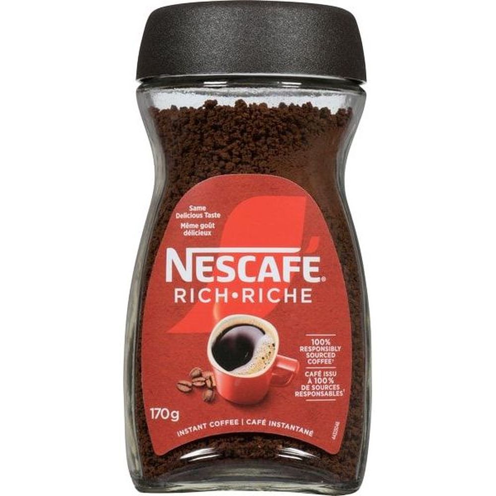 Nescafe Rich Instant Coffee, 170 G -- 12 Per Case