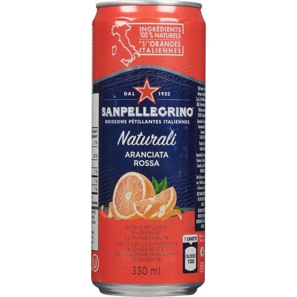 San Pellegrino Aracianta Rossa Sparkling Drink, 330 Ml -- 24 Per Case