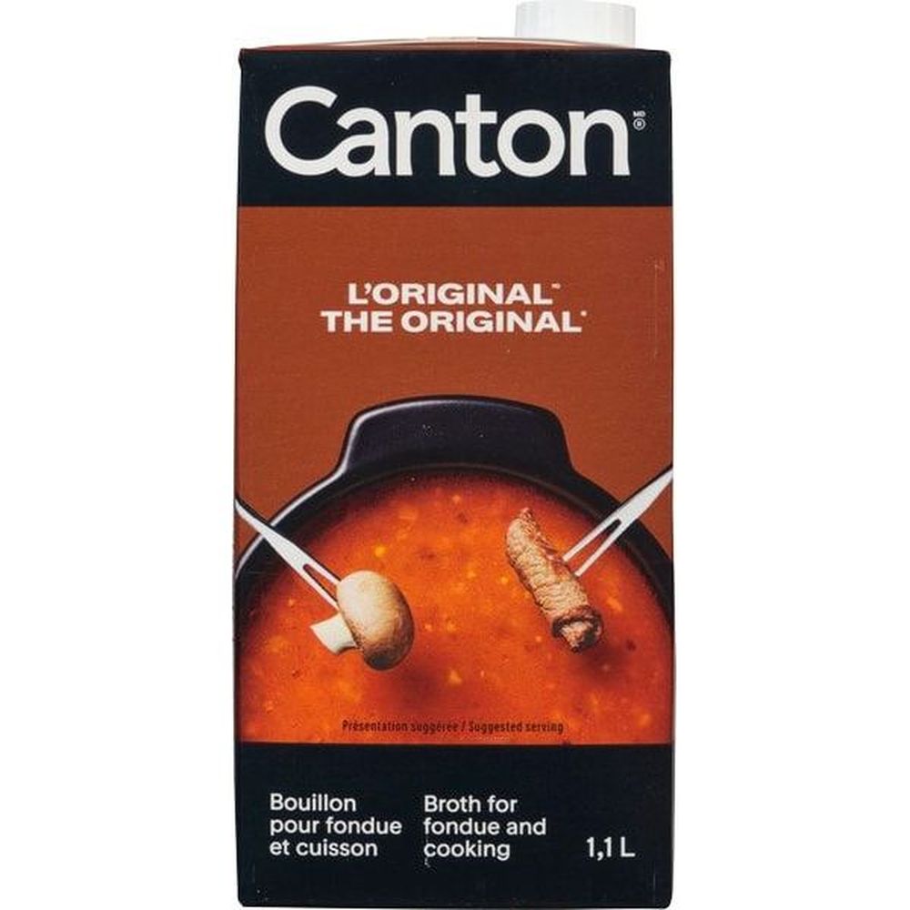 Canton The Original Fondue Broth, 1.1 L -- 12 Per Case