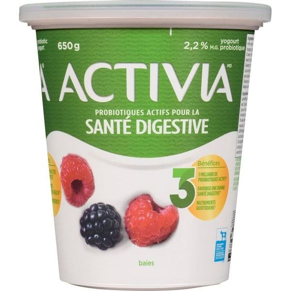 Activia Yaourt Aux Fruits Des Champs, 650 G -- 6 Par Boîte