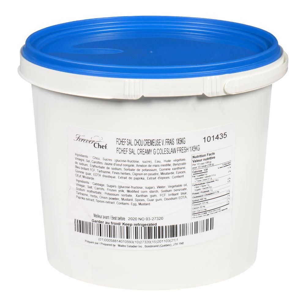 Forever Chef Green Creamy Coleslaw, 5 Kg
