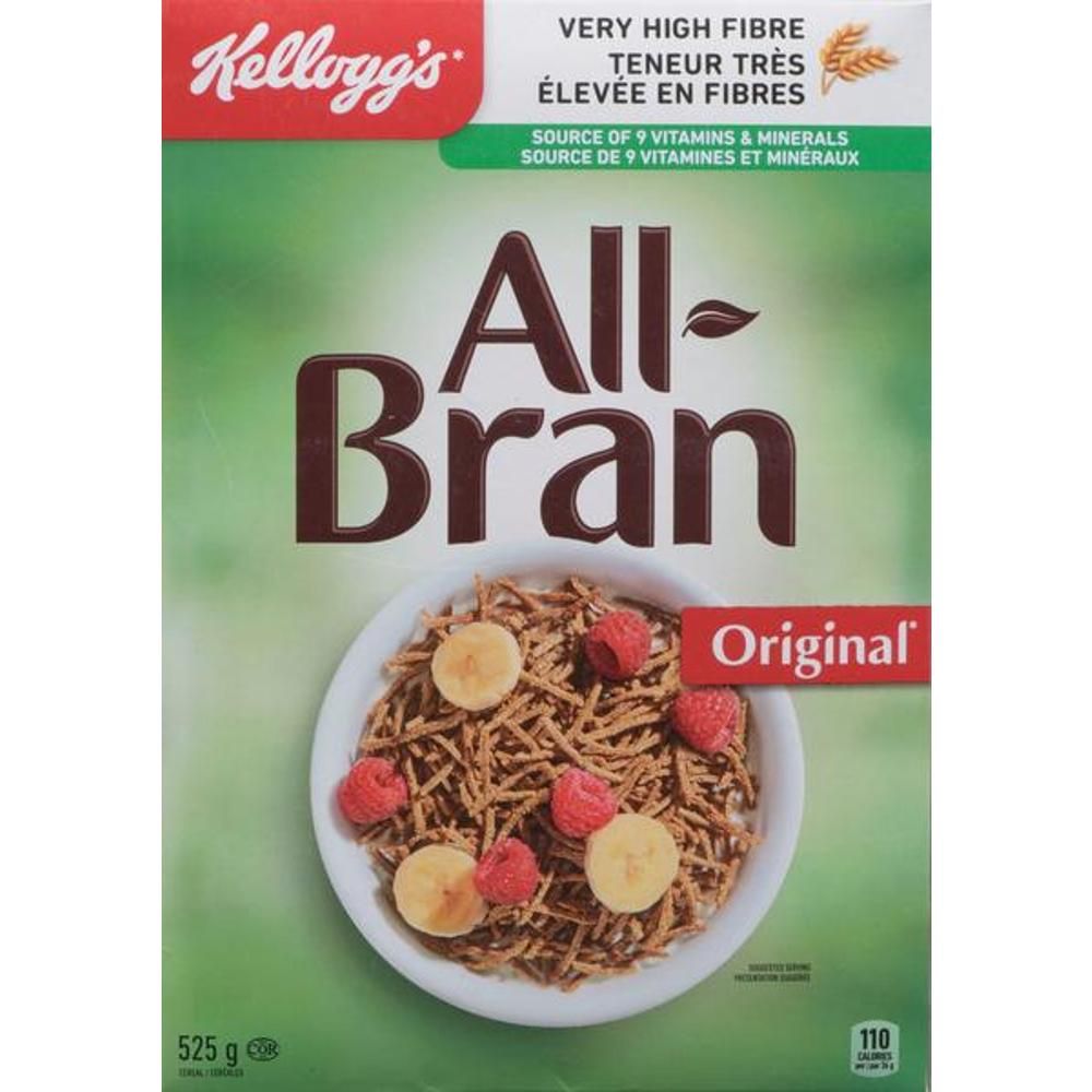 All-bran Original Cereal, 525 G - 10 Per Case