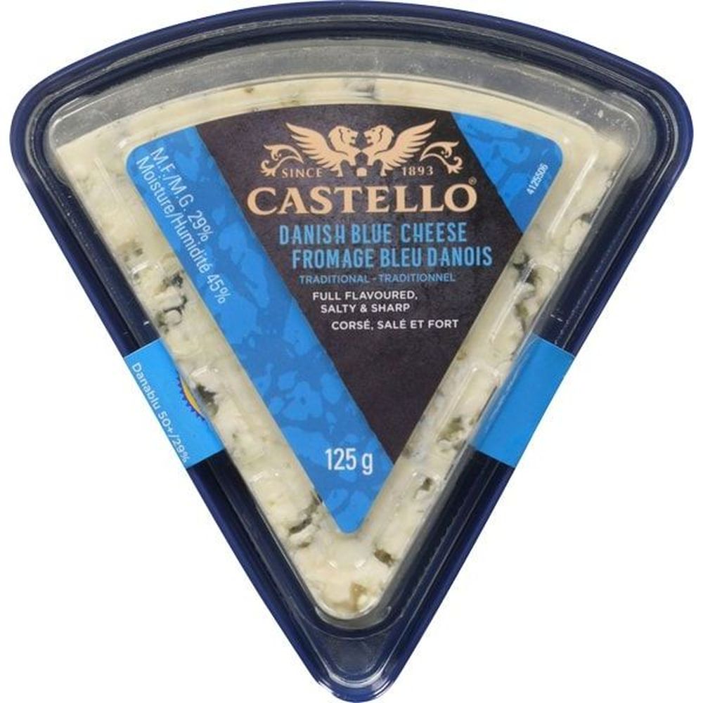 Castello Traditional Blue Cheese, 125 G -- 8 Per Case
