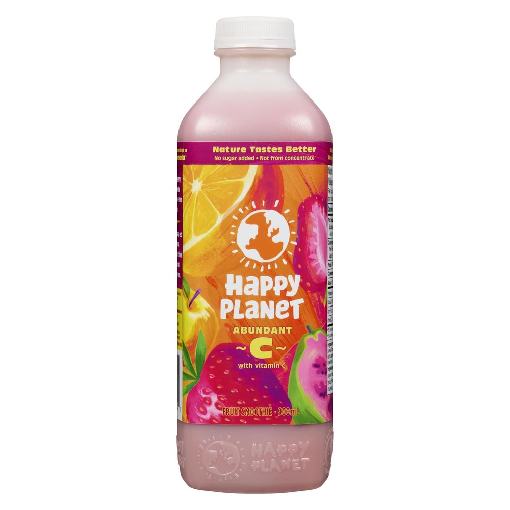Happy Planet Abundant C Smoothie, 900 Ml -- 6 Per Case