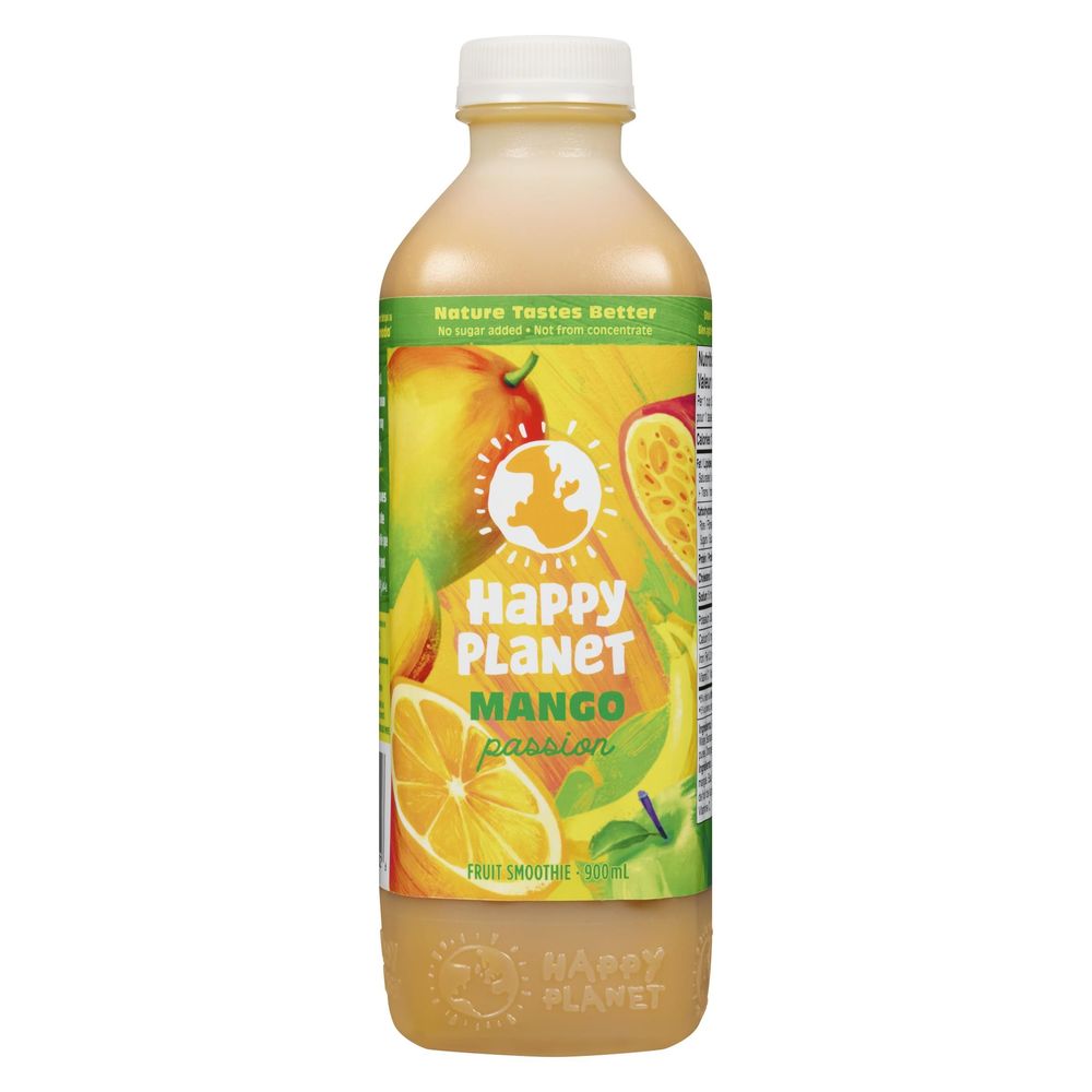 Happy Planet Mango Passion Smoothie, 900 Ml -- 6 Per Case