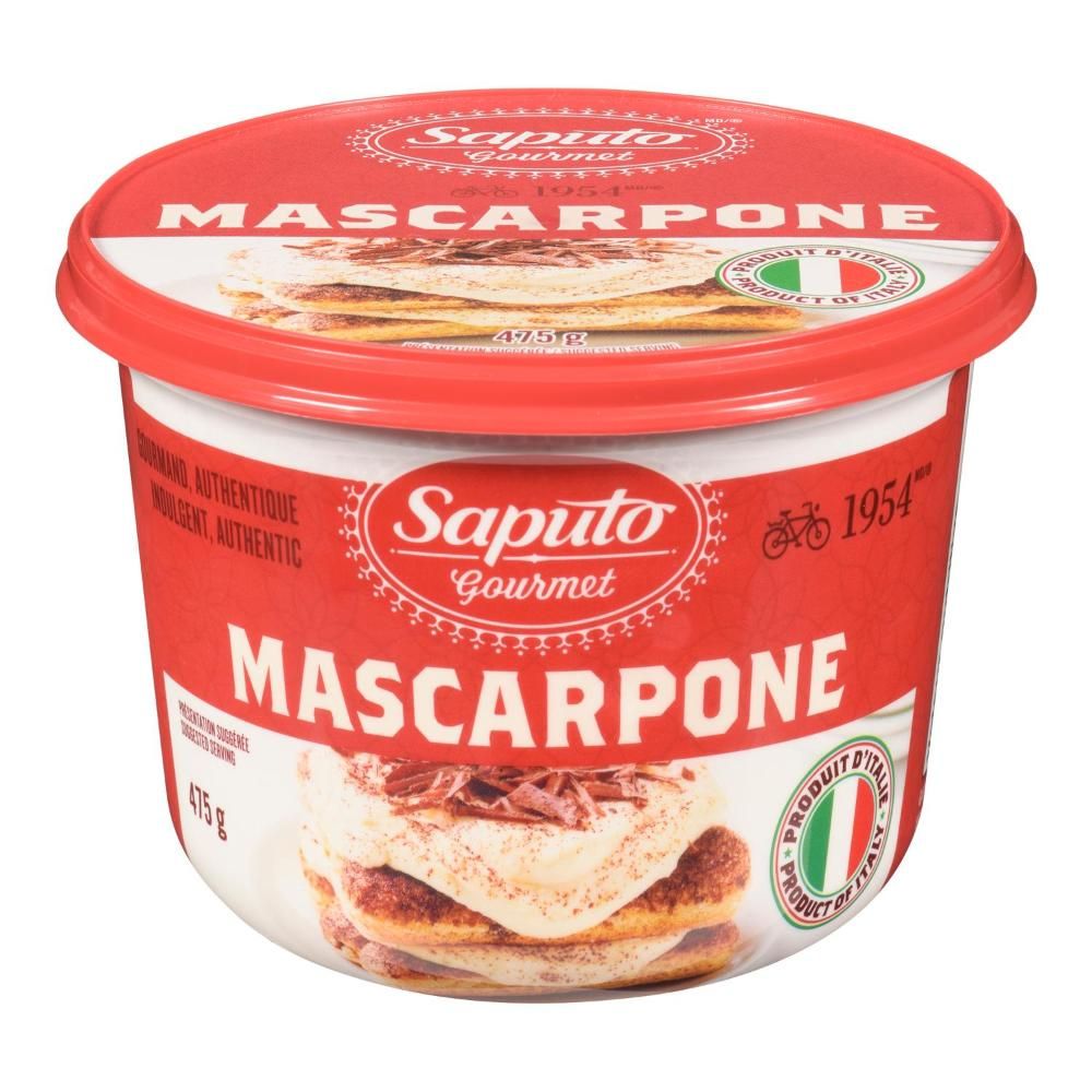 Saputo Mascarpone Cheese, 475 G - 6 Per Case