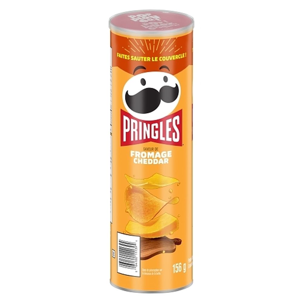 Pringles Cheddar Cheese Potato Crisp, 156 G -- 14 Per Case