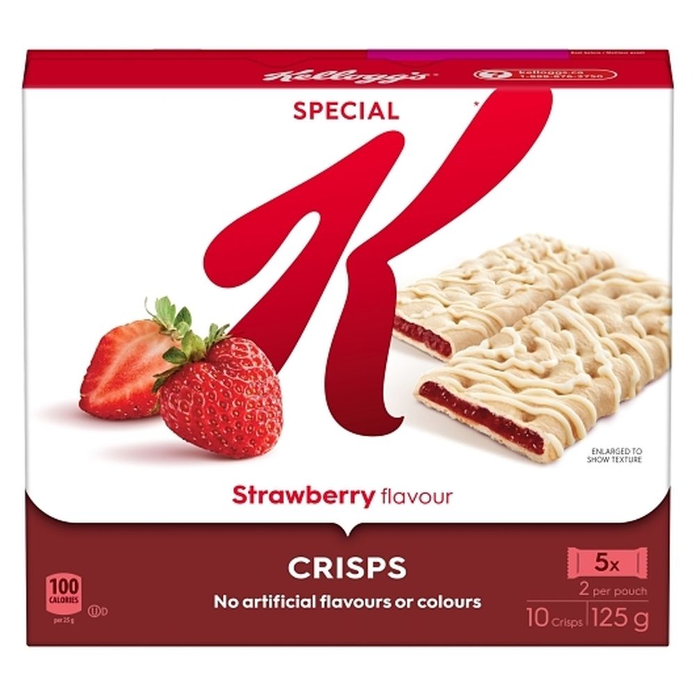 Special K Strawberry Cereal Bar, 125 G -- 8 Per Case
