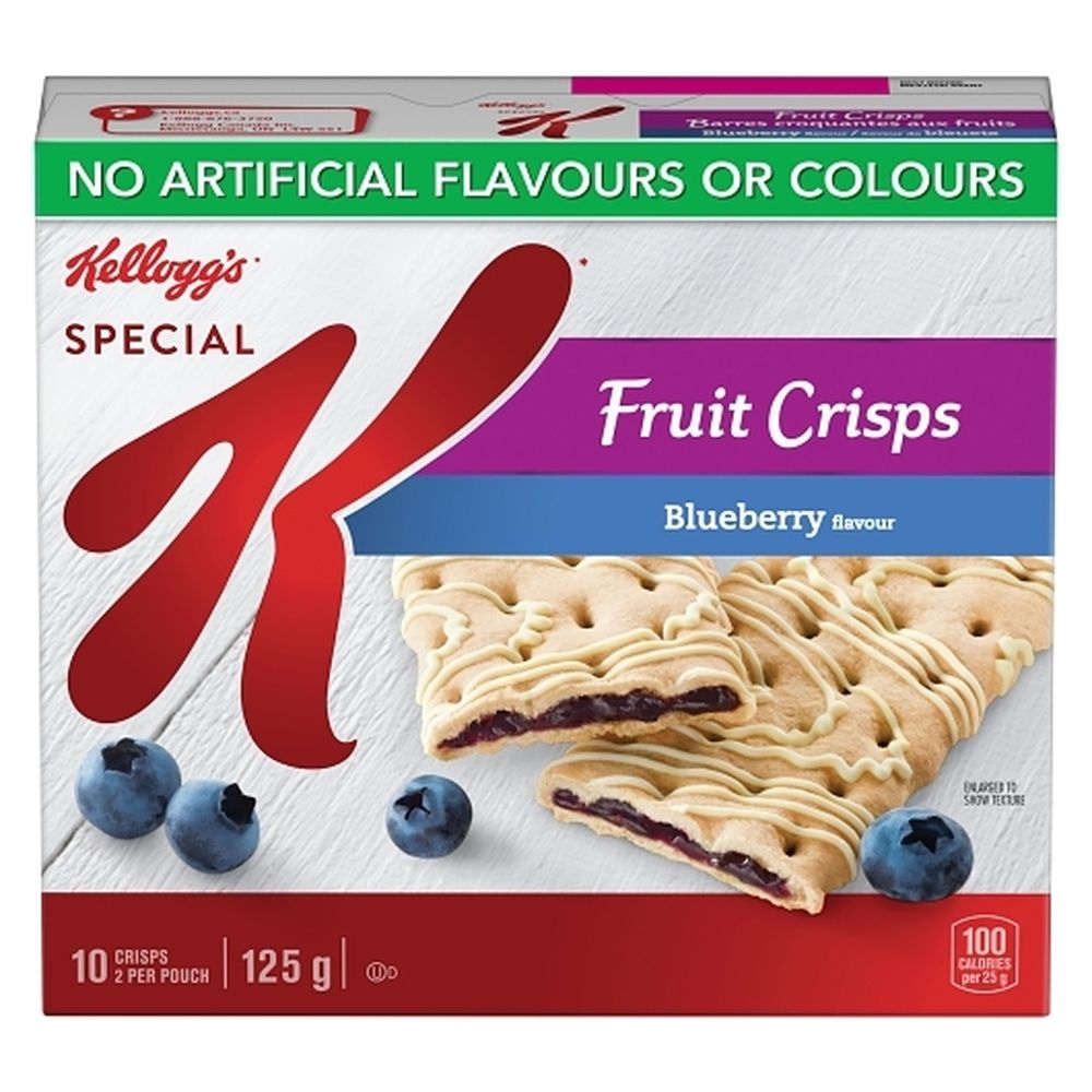 Special K Blueberry Cereal Bar, 125 G -- 8 Per Case