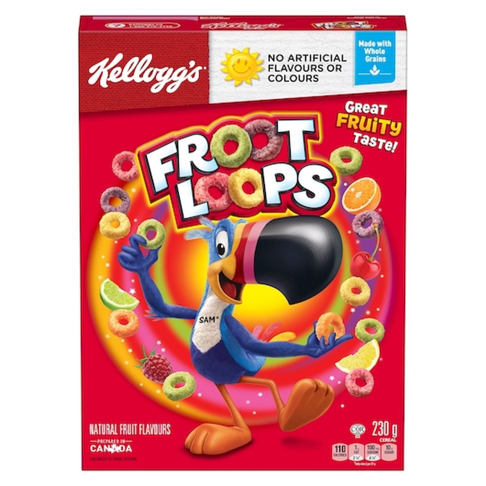 Froot Loops Céréales, 230 G – 10 Par Boîte