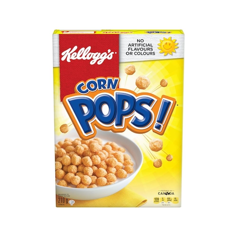 Corn Pops Céréales, Boîte De 210 G – 10 Boîtes Par Carton