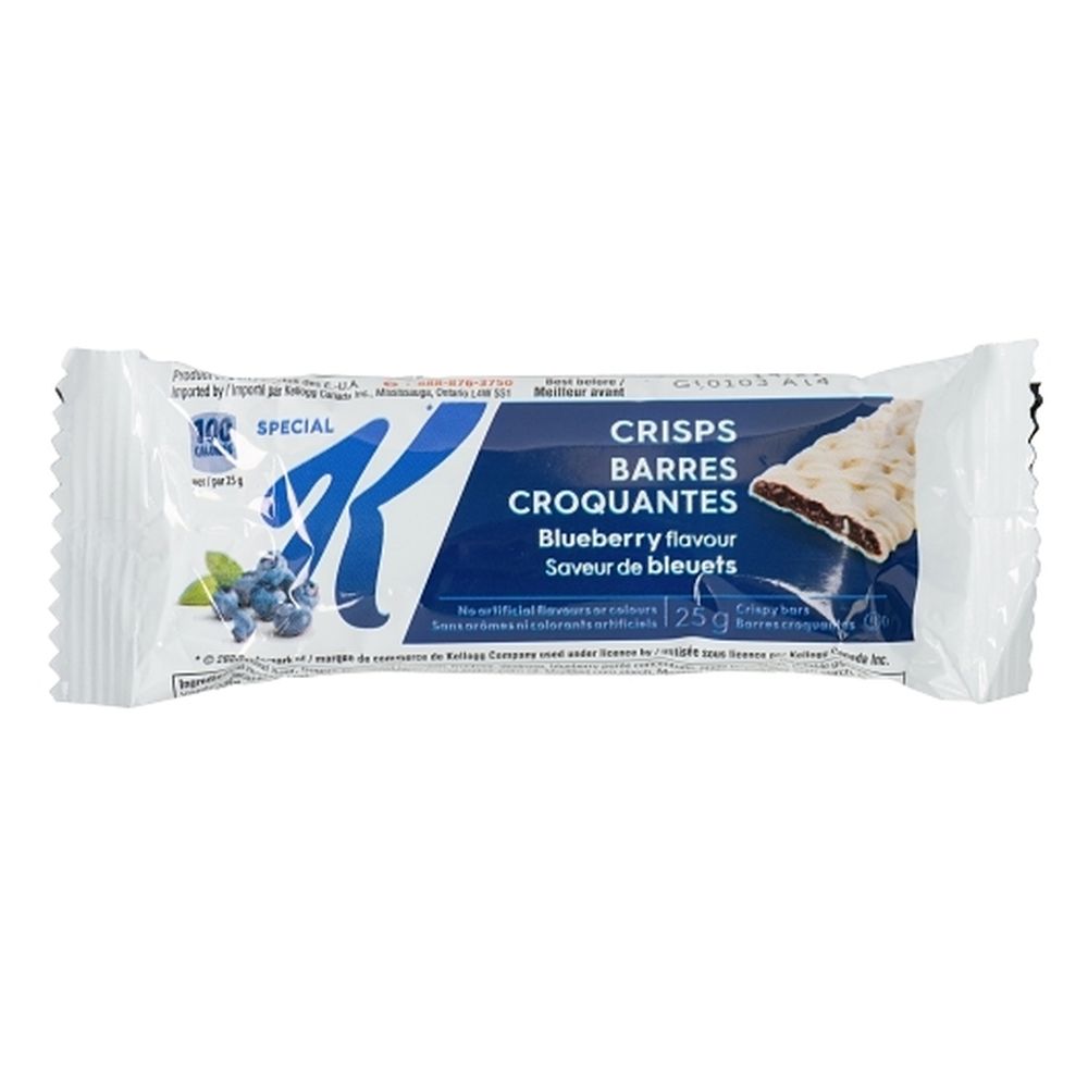 Special K Blueberry Cereal Bar, 25 G -- 72 Per Case