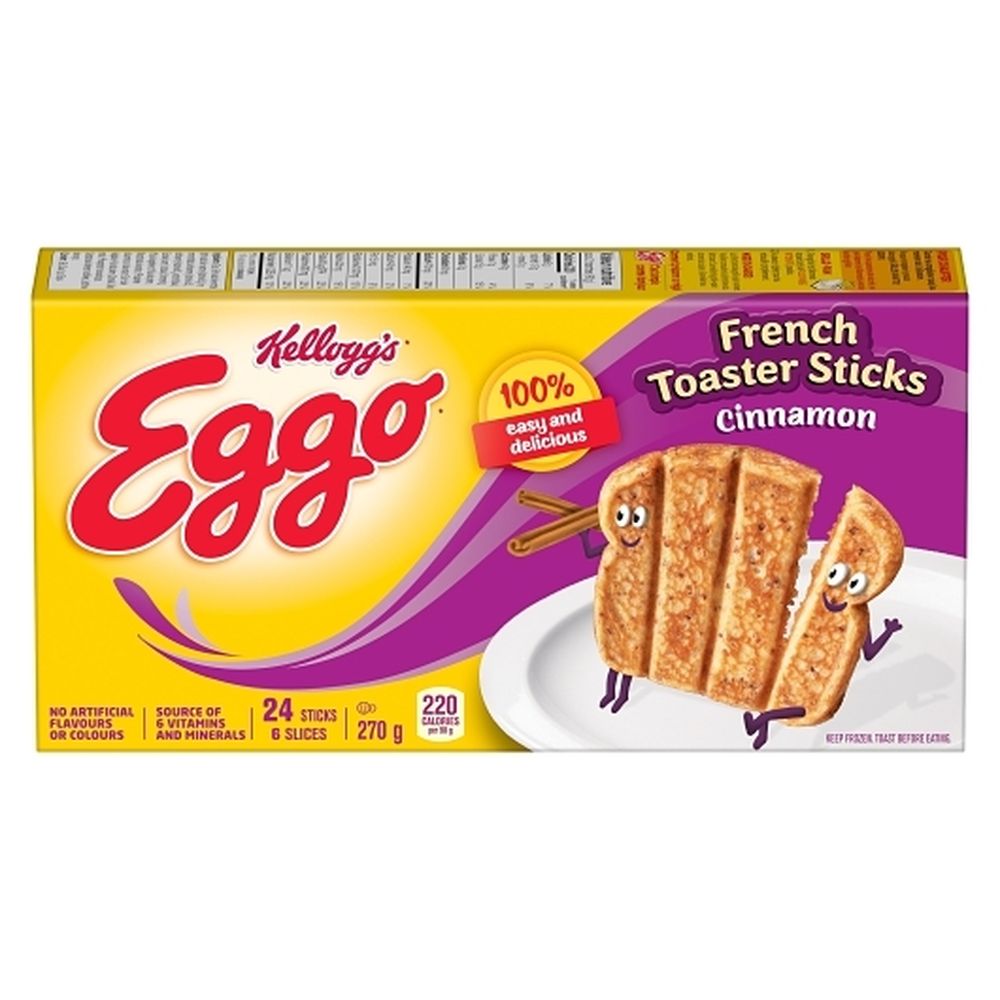 Eggo Bâtonnets De Cannelle Pour Grille-pain Français, 270 G – 12 Par Boîte