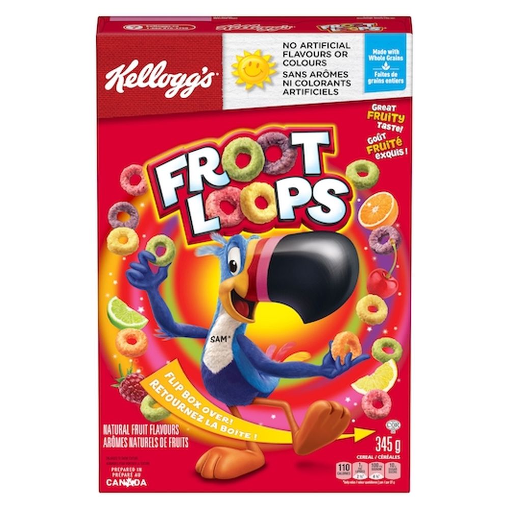 Froot Loops Céréales, 345 G -- 12 Par Boîte