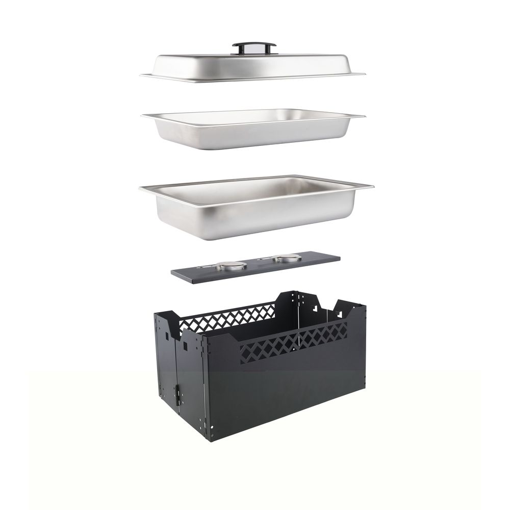 Browne Collapsible Chafer Kit, 9 Qt Capacity