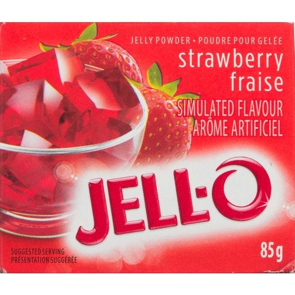 Jell-o Strawberry Jelly Powder, 85 G -- 24 Per Case