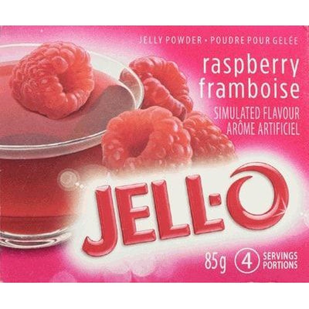 Jell-o Raspberry Jelly Powder, 85 G -- 24 Per Case