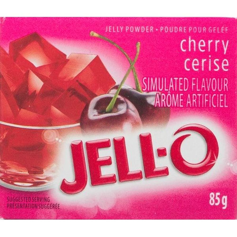 Jell-o Cherry Jelly Powder, 85 G -- 24 Per Case