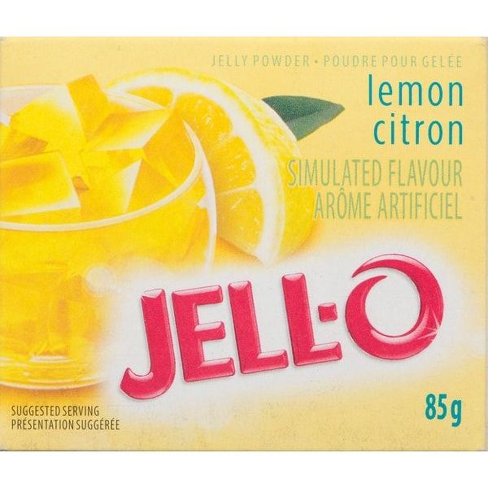 Jell-o Lemon Jelly Powder, 85 G -- 24 Per Case