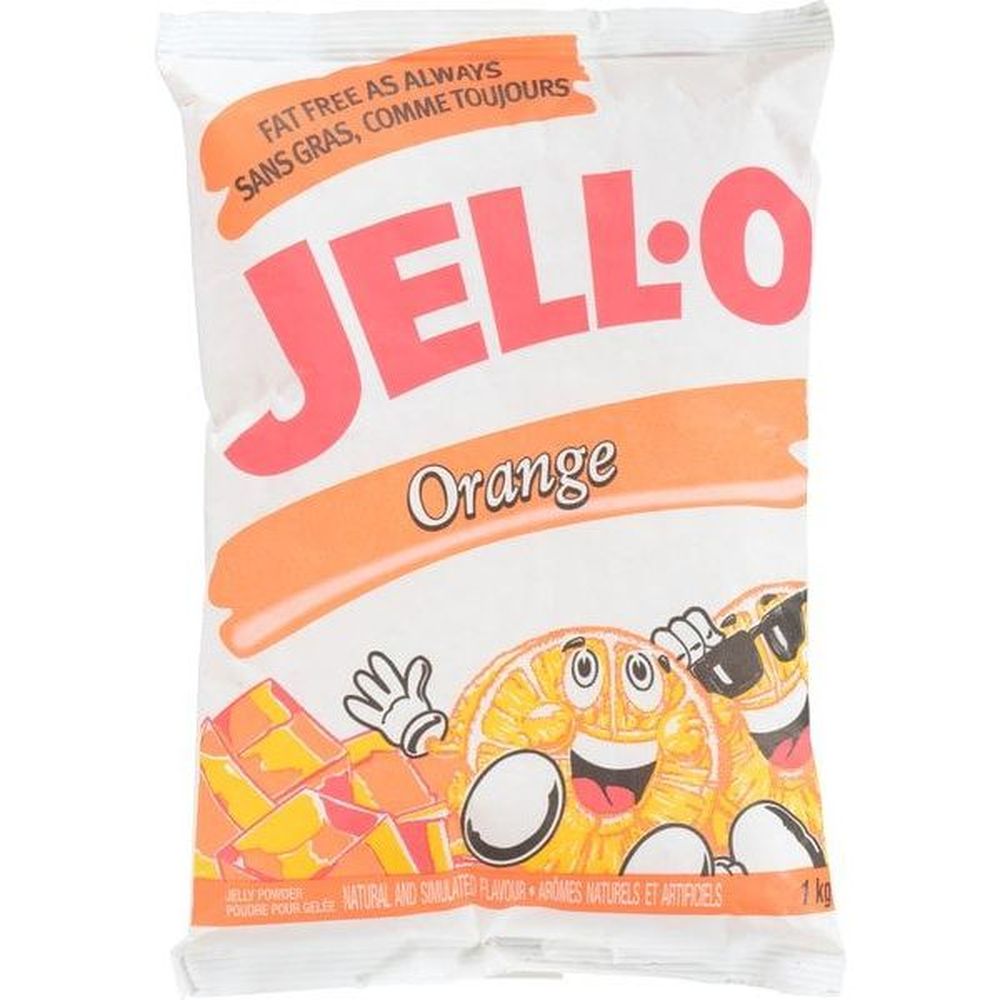 Jell-o Orange Jelly Powder, 1 Kg -- 2 Per Case