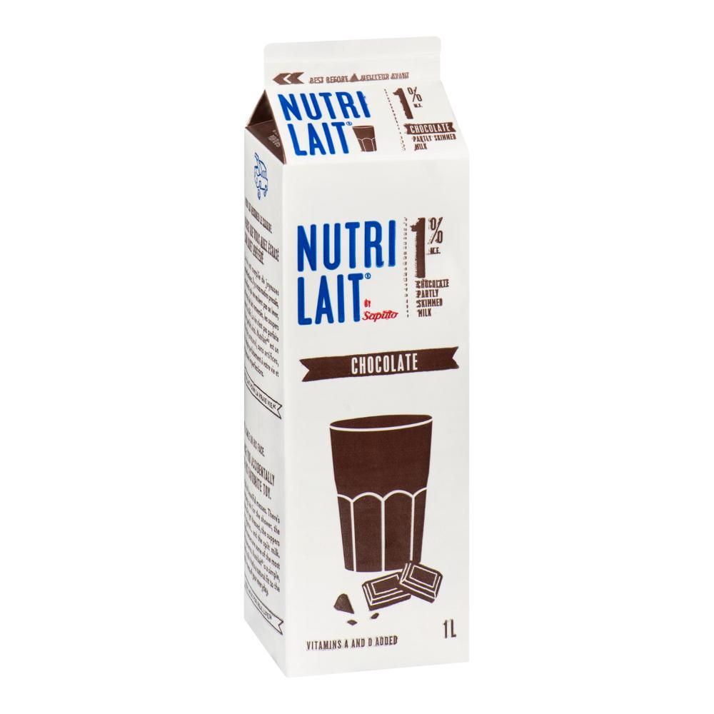 Nutrilait 1 Percent Chocolate Milk, 1 L - 16 Per Case