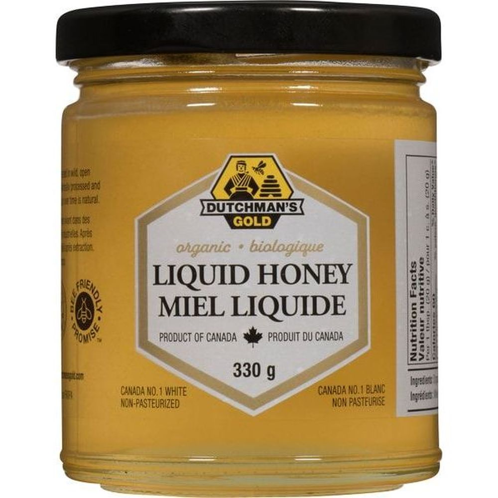 Dutchman's Gold Miel Liquide Biologique, 330 G -- 12 Par Boîte