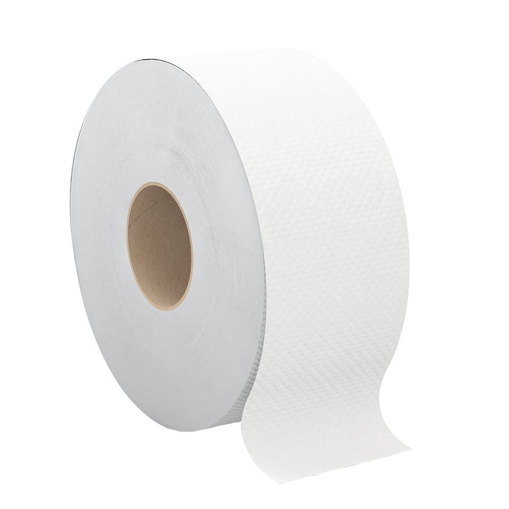 Cascades Pro Select White 2 Ply Jumbo Roll Bathroom Tissue, 500 Ft -- 12 Rolls Per Case