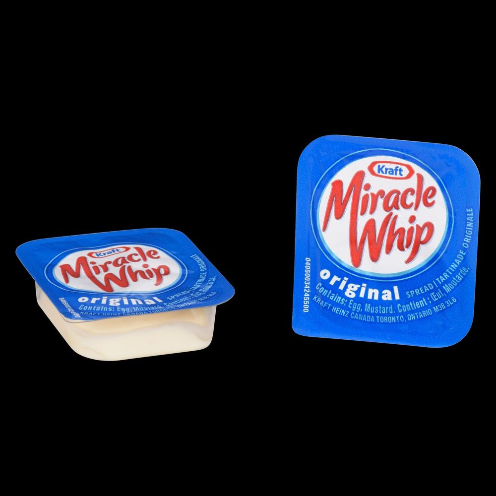 Miracle Whip Original Salad Dressing - Portion Pack, 18 Ml -- 200 Per Case