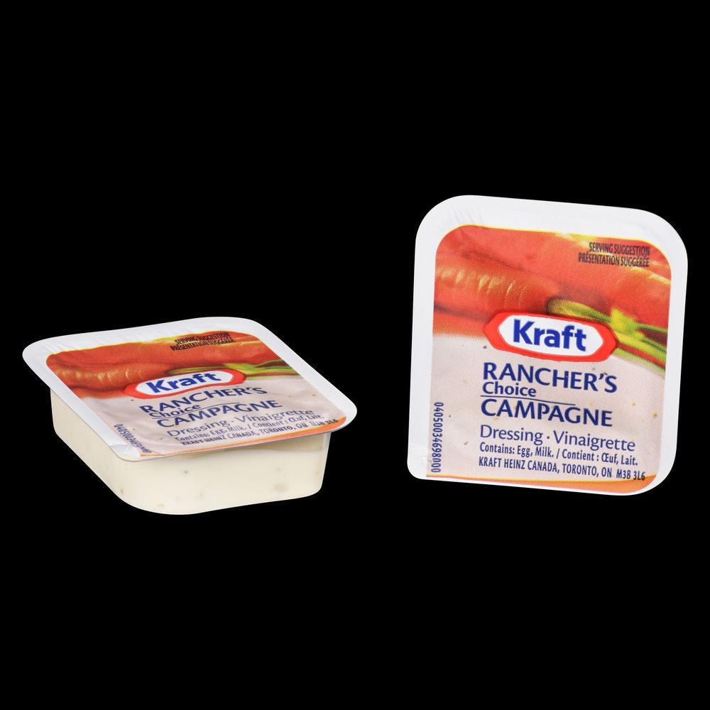 Kraft Ranch Dressing - Portion Pack, 18 Ml -- 200 Per Case