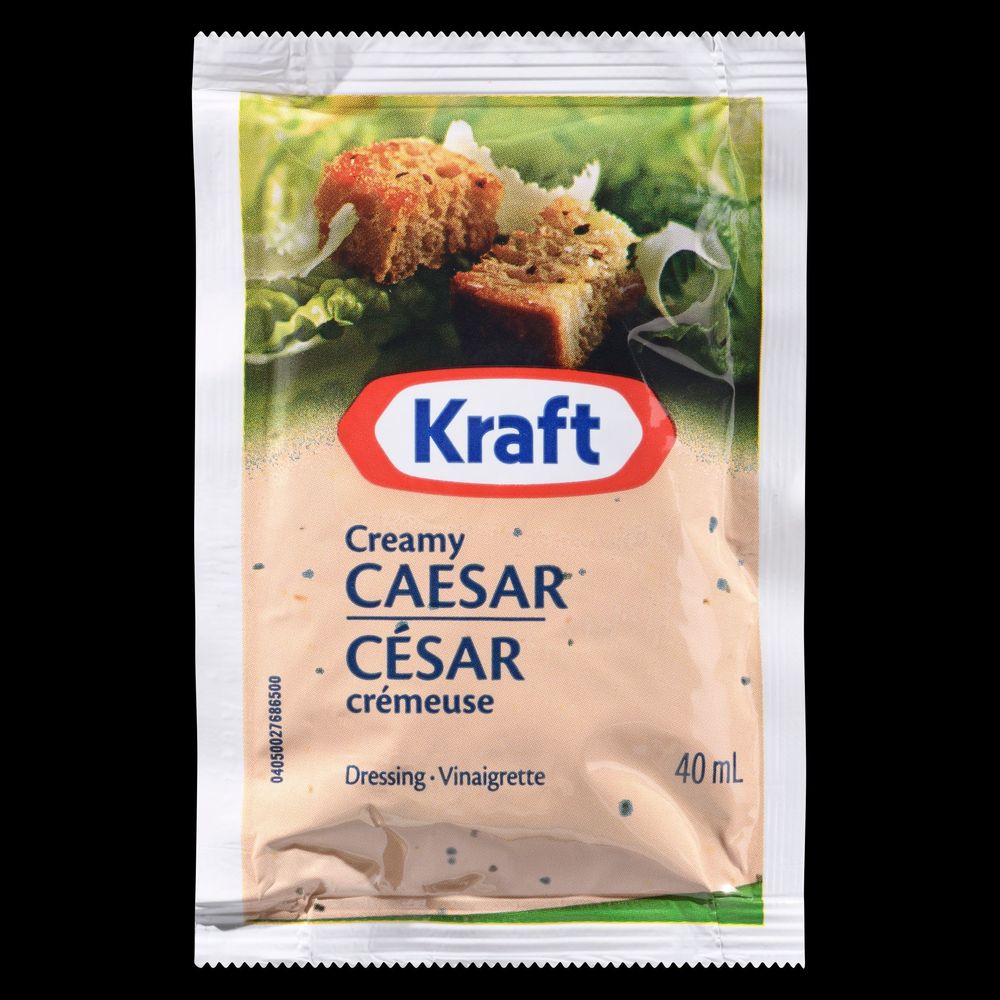 Kraft Caesar Dressing - Portion Pack, 40 Ml -- 100 Per Case