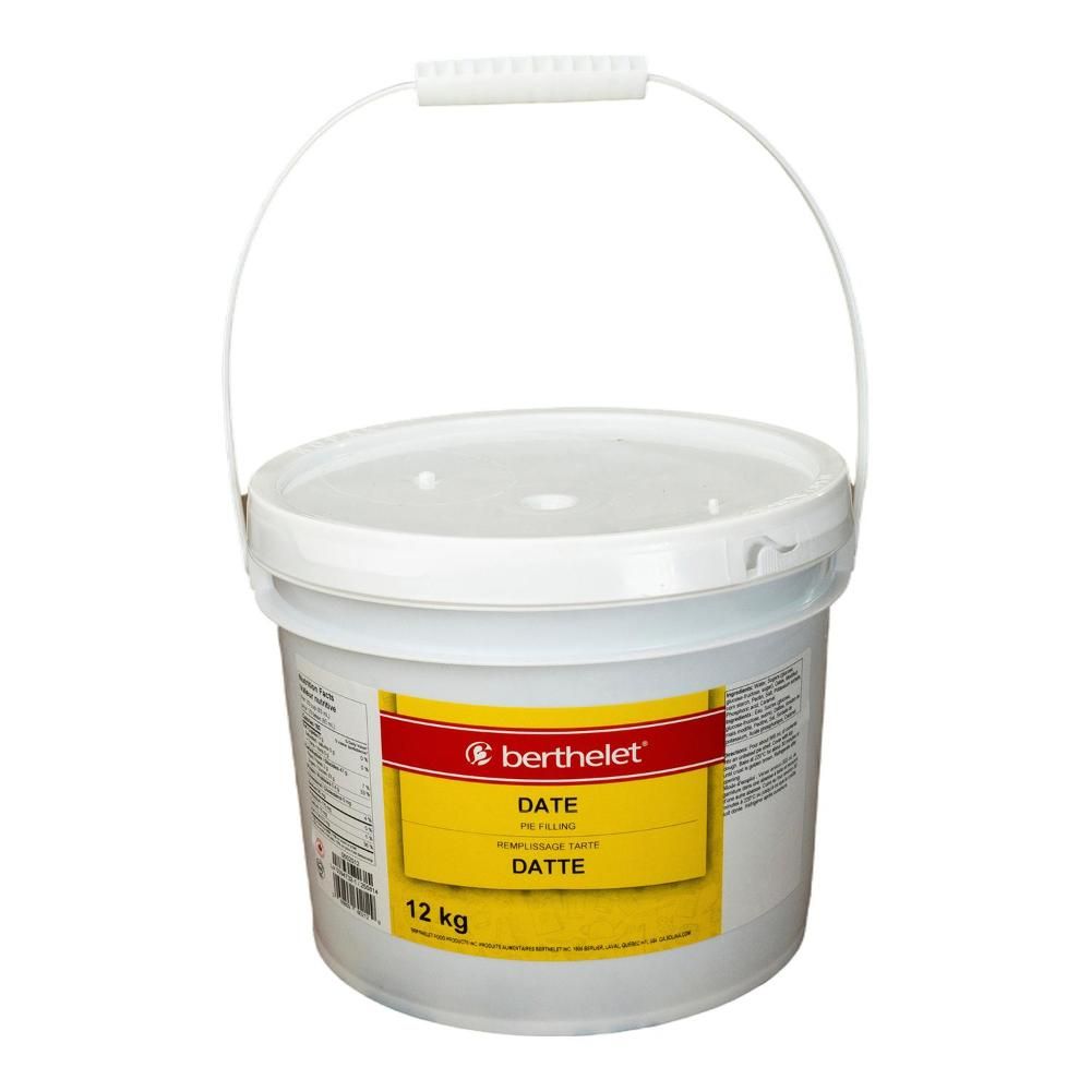 Berthelet Garniture Pour Tarte Aux Dattes, 12 Kg