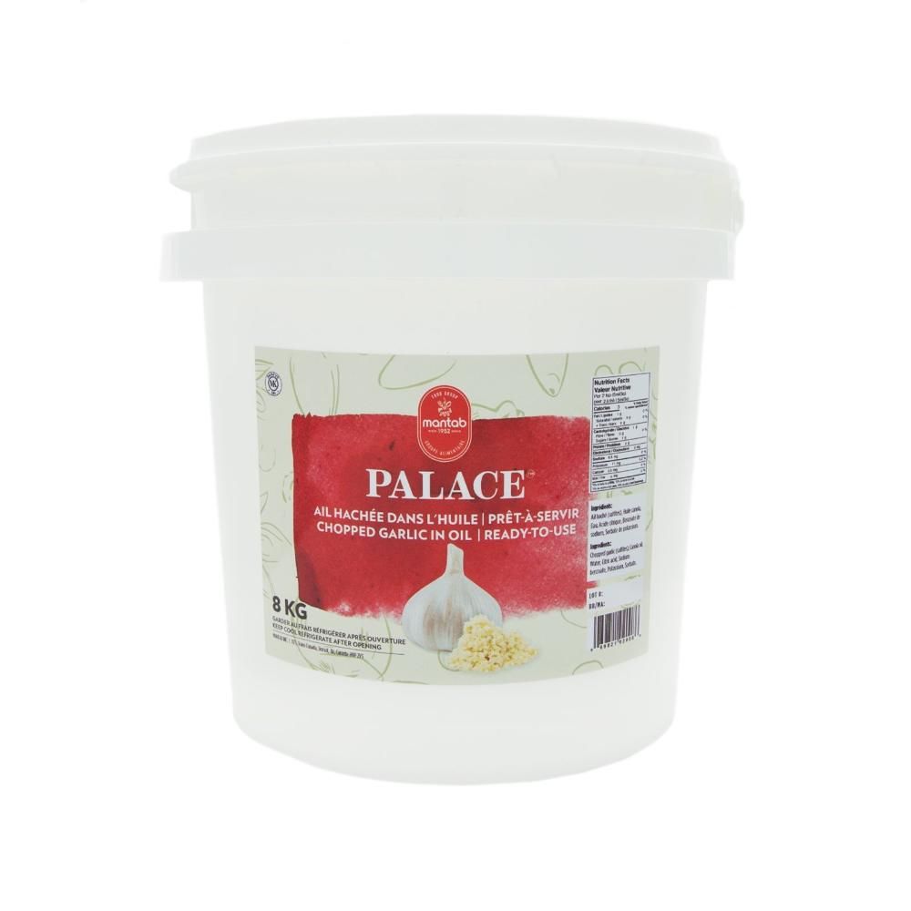 Chefmax Chopped Garlic In Oil, 8 Kg