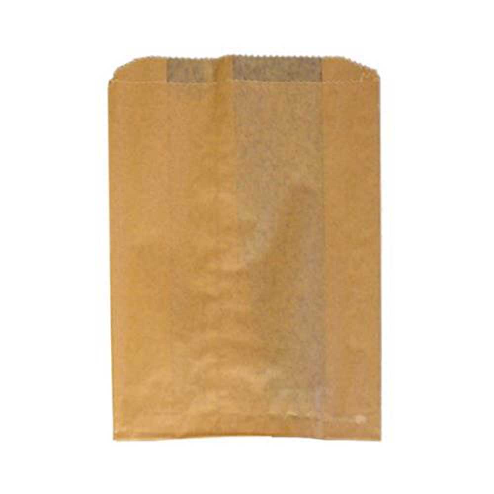 Hospeco Brown Waxed Paper Liner, 9 X 10 X 3.25 In -- 250 Per Case