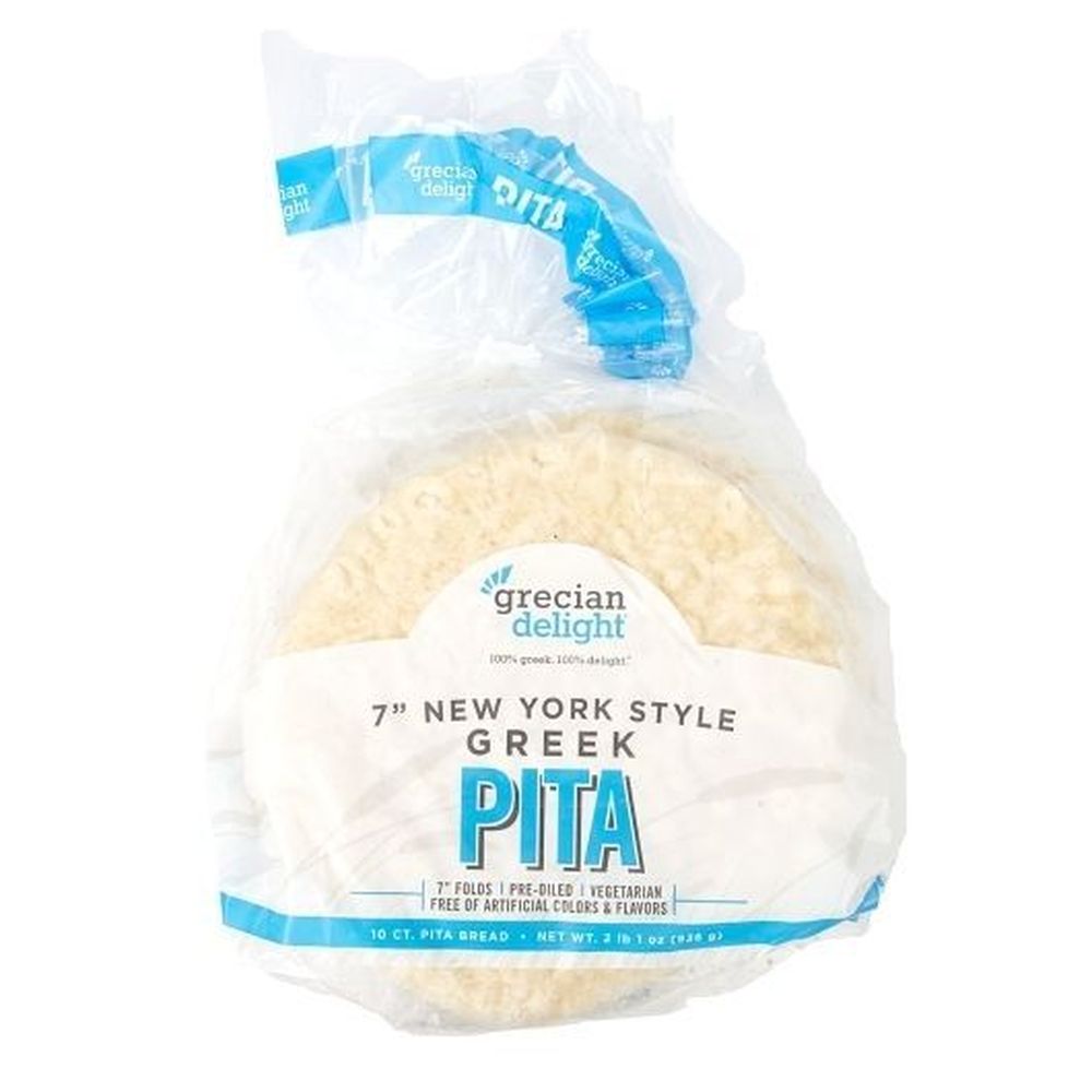 Grecian Delight Pain Pita Grec Style New York, 7 Unités, 10 Unités – 12 Par Caisse
