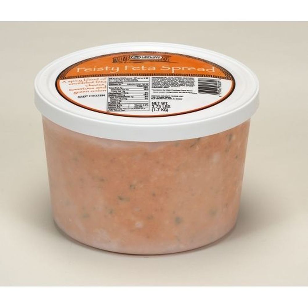 Grecian Delight Feta À Tartiner Relevée, 1,7 Kg (3,75 Lb) – 2 Par Caisse